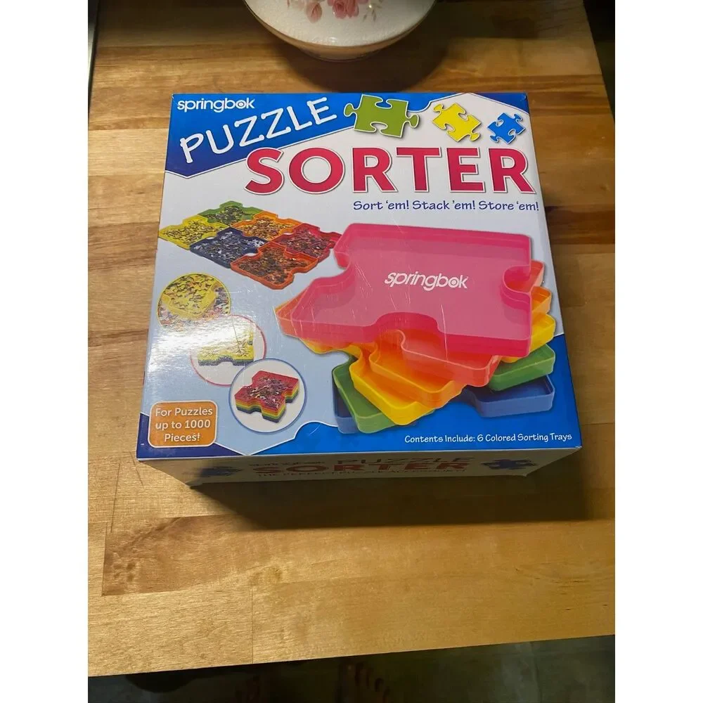 Springbok Puzzle Sorting Tray Set - open box - Picture 7 of 8